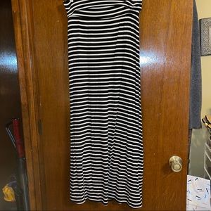 Black & White Maxi Skirt